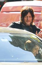 HELENA CHRISTENSEN and Norman Reedus Out in New York 10/28/2021