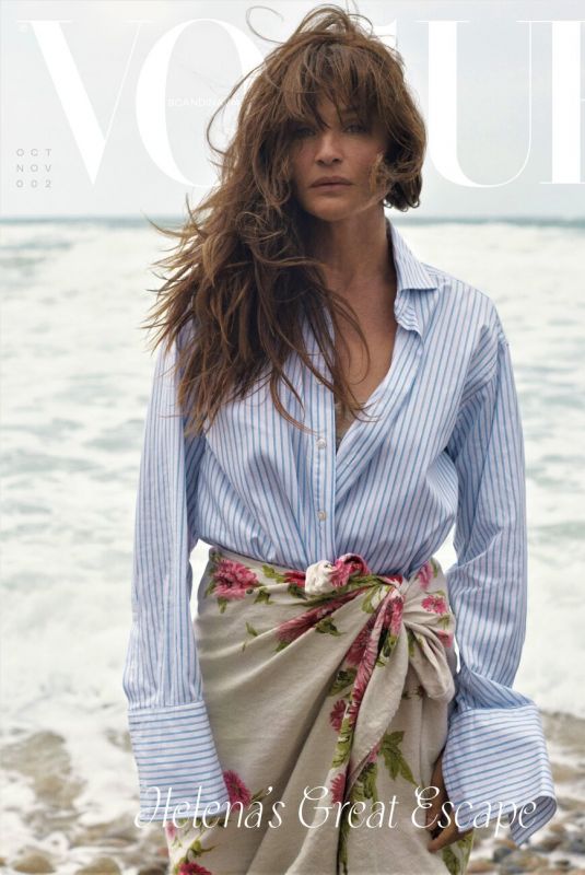 HELENA CHRISTENSEN in Vogue Magazine, Scandinavian October/November 2021