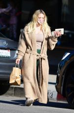 HILARY DUFF Out for Morning Coffee and Breakfast in Studio City 10/09/2021