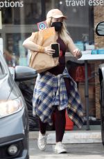 HILARY DUFF Shopping at Ralphs in Los Angeles 10/22/2021