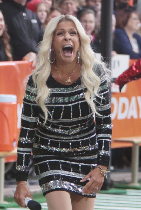 HODA KOTB Dressed as Carrie Underwood at Today Show Halloween Special at Rockefeller Plaza in New York 10/29/2021