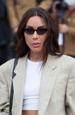 INES-LOAN RAU Leaves L’Oreal Show at Paris Fashion Week 10/03/2021