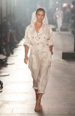 IRINA SHAY at Runway of Isabel Marant Womenswear Spring/Summer 2022 Show in Paris 09/30/2021
