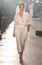 IRINA SHAY at Runway of Isabel Marant Womenswear Spring/Summer 2022 Show in Paris 09/30/2021