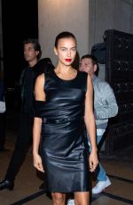 IRINA SHAYK Arrives at Carine Roitfeld