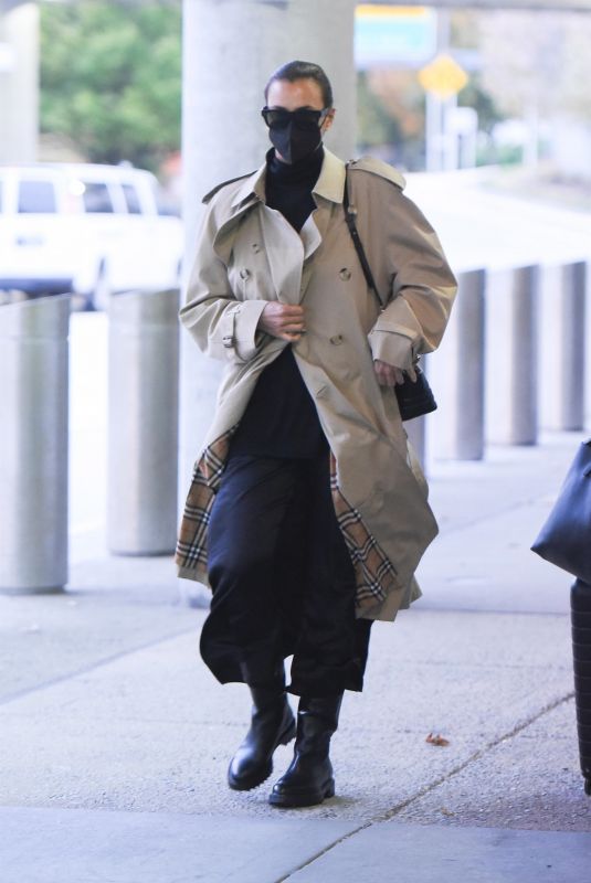 IRINA SHAYK at JFK Airport in New York 10/29/2021