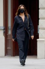 IRINA SHAYK Out and About in New York 10/12/2021