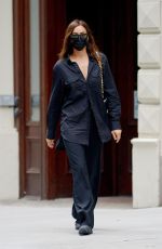 IRINA SHAYK Out and About in New York 10/12/2021