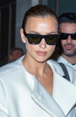 IRINA SHAYK Out at Paris Fashion Week 09/30/2021