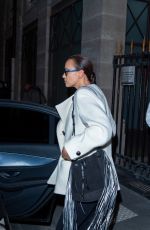 IRINA SHAYK Out at Paris Fashion Week 09/30/2021