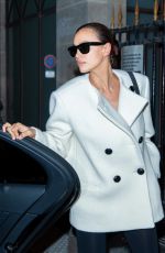 IRINA SHAYK Out at Paris Fashion Week 09/30/2021