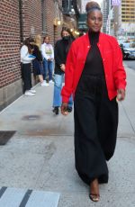 ISSA RAE Arrives at Late Show with Stephen Colbert in New York 10/20/2021