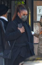 ISSA RAE Leaves Her Hotel in New York 10/20/2021