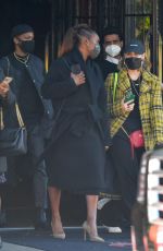 ISSA RAE Leaves Her Hotel in New York 10/20/2021