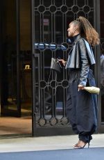 ISSA RAE Out with Open Bottle of Champagne in New York 10/20/2021