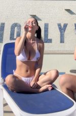 IVA KOVACEVIC in Bikini at a Pool at Hollywood Home 10/17/2021