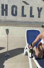 IVA KOVACEVIC in Bikini at a Pool at Hollywood Home 10/17/2021