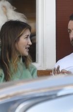 JACKIE and Adam SANDLER at Caffe Luxxe in Brentwood 10/16/2021
