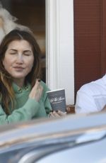JACKIE and Adam SANDLER at Caffe Luxxe in Brentwood 10/16/2021