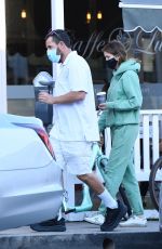 JACKIE and Adam SANDLER at Caffe Luxxe in Brentwood 10/16/2021