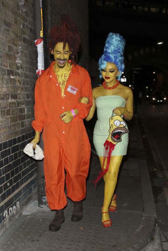 JADE THIRLWALL Arrives at Maya Jama