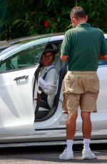 JANELLE MONAE Arrives at San Vicente Bungalows in West Hollywood 10/11/2021