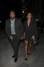 JASMINE JOBSON Arrives at Maine Mayfair Party in London 10/29/2021
