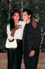 JASMINE TOOKES and Juan David Borrero at Soho House in Malibu 10/16/2021