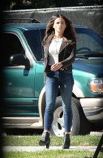 JENNA DEWAN on the Set of The Rookie in Los Angeles 10/28/2021