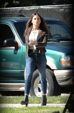 JENNA DEWAN on the Set of The Rookie in Los Angeles 10/28/2021