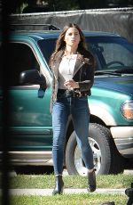 JENNA DEWAN on the Set of The Rookie in Los Angeles 10/28/2021