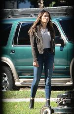 JENNA DEWAN on the Set of The Rookie in Los Angeles 10/28/2021