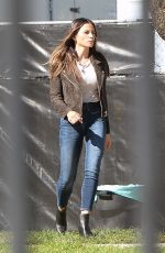JENNA DEWAN on the Set of The Rookie in Los Angeles 10/28/2021
