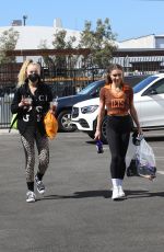 JENNA JOHNSON and JOJO SIWA at Dancing With the Stars Rehersals in Los Angeles 10/10/2021