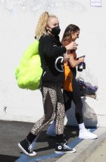 JENNA JOHNSON and JOJO SIWA at Dancing With the Stars Rehersals in Los Angeles 10/10/2021