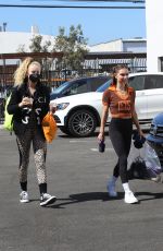 JENNA JOHNSON and JOJO SIWA at Dancing With the Stars Rehersals in Los Angeles 10/10/2021