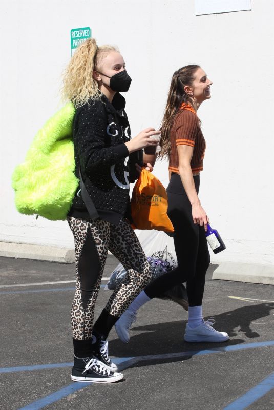 JENNA JOHNSON and JOJO SIWA at Dancing With the Stars Rehersals in Los Angeles 10/10/2021