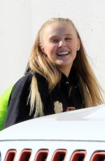 JENNA JOHNSON and JOJO SIWA Leaves Dance Studio in Los Angeles 10/14/2021
