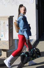 JENNA JOHNSON Arrives at Dance Studio in Los Angeles 10/22/2021