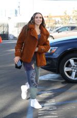 JENNA JOHNSON Heading to DWTS Rehersals in Los Angeles 10/21/2021