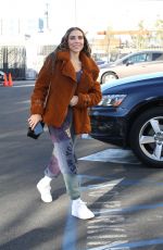 JENNA JOHNSON Heading to DWTS Rehersals in Los Angeles 10/21/2021