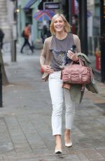 JENNI FALCONER at Global Radio Studios in London 09/30/2021