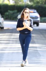 JENNIFER GARNER Out in Brentwood 10/08/2021
