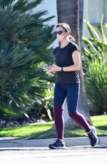 JENNIFER GARNER Out Jogging in Brentwood 10/28/2021
