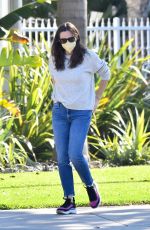 JENNIFER GARNER Out to Picks up Her Son Samuel from a Halloween Party in Brentwood 10/29/2021