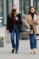 JENNIFER GARNER Out with a Girlfriend in New York 10/23/2021