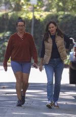 JENNIFER GARNER Out with Friend in Brentwood 10/20/2021