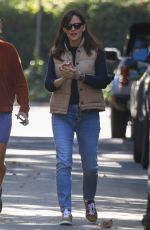 JENNIFER GARNER Out with Friend in Brentwood 10/20/2021
