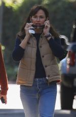 JENNIFER GARNER Out with Friend in Brentwood 10/20/2021