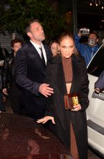 JENNIFER LOPEZ and Ben Affleck at Gemma in New York 10/09/2021